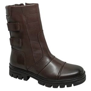 Eric Michael Anabella mid-calf boot, brown.